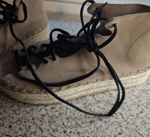 Carolina K  Mila espadrille 8.5 9 EUC LEATHER